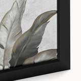 Abstract strokes and lines in vibrant colors create a contemporary wall art design, framed in a sleek black border, perfect for modern home decor. The piece showcases dynamic movement and artistic flair, ideal for elevating any space.