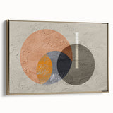 Framed canvas wall art showcasing an abstract design of gold strokes and lines, elegantly set against a white background, perfect for modern decor.