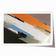 Abstract strokes and lines design in vibrant colors, showcasing an artistic wall art piece ideal for modern decor, rolled and ready for framing or display.