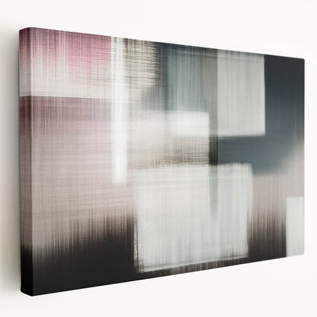 Abstract strokes and lines design on stretched canvas wall art, showcasing vibrant colors and fluid patterns, ideal for modern home decor. Perfect for adding a contemporary touch to any room.