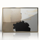 Abstract strokes and lines design in a framed acrylic wall art piece, featuring a gold finish, ideal for modern home decor. The artwork showcases vibrant colors and dynamic patterns, enhancing any room's aesthetic appeal.