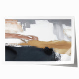 Abstract strokes and lines design in vibrant colors on a rolled canvas print, showcasing a modern artistic style ideal for contemporary home decor. The artwork is carefully packaged in a durable cardboard tube for safe shipping and storage.