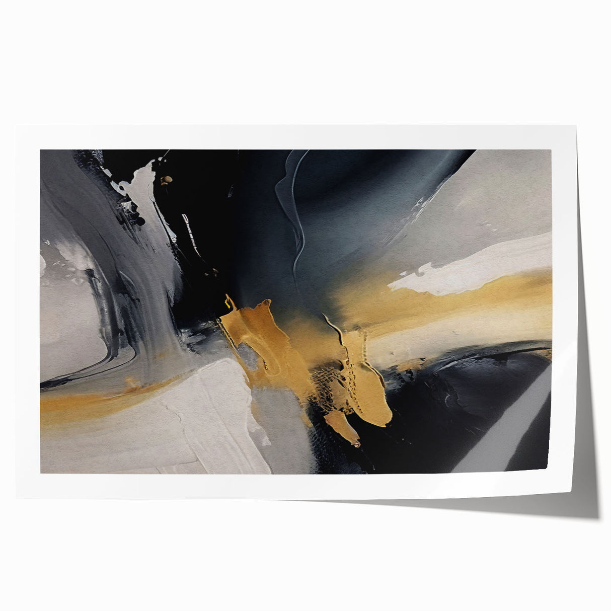 Abstract wall art featuring colorful strokes and lines in vibrant hues, perfect for modern home decor. Ideal for creating a stylish and artistic ambiance.