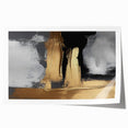 Abstract strokes and lines create a vibrant, modern wall art design in shades of blue, pink, and gold, perfect for contemporary home decor. Ideal for adding a stylish touch to living spaces.