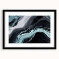 Abstract wall art featuring a captivating design of colorful strokes and lines, framed with a sleek black mat, perfect for modern home decor. Ideal for enhancing any living space with a touch of contemporary elegance.