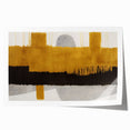 Abstract strokes and lines in vibrant colors create a modern wall art design, perfect for contemporary decor. The rolled print showcases a dynamic blend of hues, ideal for adding a pop of color to any living space.
