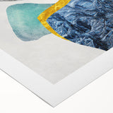 Abstract strokes and lines design on rolled canvas wall art, showcasing vibrant colors and dynamic patterns, perfect for modern home decor or office spaces.