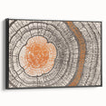 Framed wall art featuring an abstract design of strokes and lines in black and white, showcasing modern elegance for home decor.