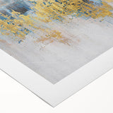 Abstract wall art design showcasing vibrant strokes and lines in various colors, ideal for modern home decor. This rolled canvas artwork adds a contemporary touch to any space.