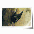 Rolled print of a vibrant bat-themed wall art design, showcasing intricate details and colorful patterns, perfect for wildlife enthusiasts and home decor.