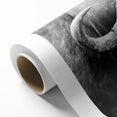 Buffalo wall art design showcasing a majestic bison, rendered in intricate detail on rolled canvas, perfect for adding a touch of wildlife elegance to home decor.