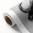 Buffalo wall art design on rolled canvas, showcasing a detailed illustration of a bison grazing in a vibrant natural setting, ideal for wildlife enthusiasts.