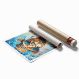 Minimalist wall art print featuring a stylized camel design against a vibrant desert backdrop, perfect for adding a modern touch to home decor. Ideal for animal lovers and art enthusiasts seeking unique, nature-inspired pieces.