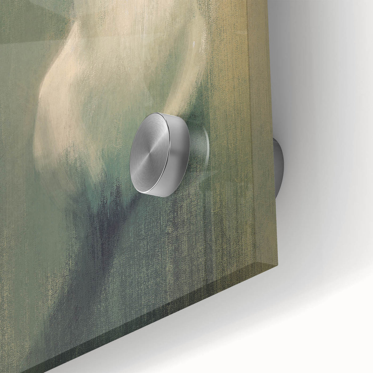 Close-up of a wall art piece featuring a sleek design of a wild cat, showcasing vibrant colors and fine details, perfect for animal lovers and modern decor.