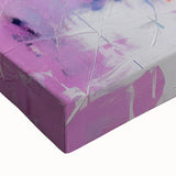 Close-up of a stretched canvas wall art piece featuring a vibrant, detailed illustration of a wild cat in a natural setting, showcasing vivid colors and intricate textures, perfect for animal lovers and home decor enthusiasts.