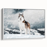 Framed wall art collection showcasing a vibrant design of wild dogs in a natural setting, featuring rich colors and detailed textures, perfect for animal lovers.
