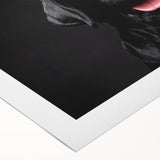 Rolled canvas showcasing a vibrant dog-themed wall art design, featuring playful colors and intricate details, ideal for pet lovers’ home decor.