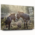 Acrylic wall art depicting a whimsical donkey design, showcasing vibrant colors and intricate details, ideal for animal lovers and home decor enthusiasts. The piece is displayed in a side view, highlighting its modern aesthetic and unique craftsmanship, perfect for adding a playful touch to any space.
