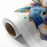 Rolled canvas featuring a vibrant donkey wall art design from the Animals A Wild Life collection, showcasing intricate details and rich colors, ideal for animal lovers' decor.