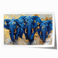 Elegant rolled print showcasing a stunning elephant design, part of a wild life collection. Ideal for nature enthusiasts and home decor, featuring rich colors and intricate details, packaged securely in a cardboard tube for easy display.