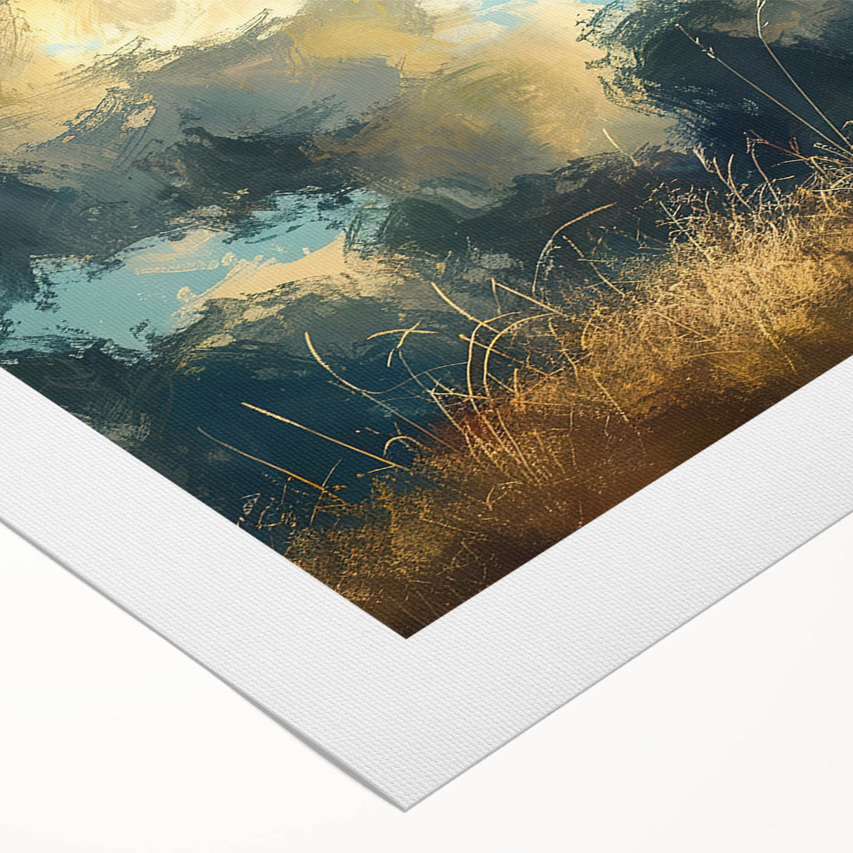 Giraffe wall art design on rolled canvas, showcasing vibrant colors and intricate details of wildlife, ideal for animal lovers and home decor enthusiasts.