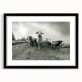 Black-framed wall art featuring a whimsical goat design, part of the "Animals A Wild Life" collection, showcasing vibrant colors and intricate details, perfect for animal lovers and home decor enthusiasts.