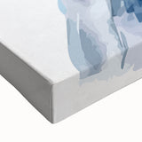 Close-up of a vibrant goat design wall art piece on stretched canvas, showcasing intricate details and rich colors, perfect for wildlife enthusiasts’ decor.