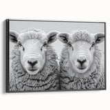 Framed wall art featuring a black goat design from the "A Wild Life" collection, showcasing intricate details and a modern aesthetic, ideal for animal lovers' decor.