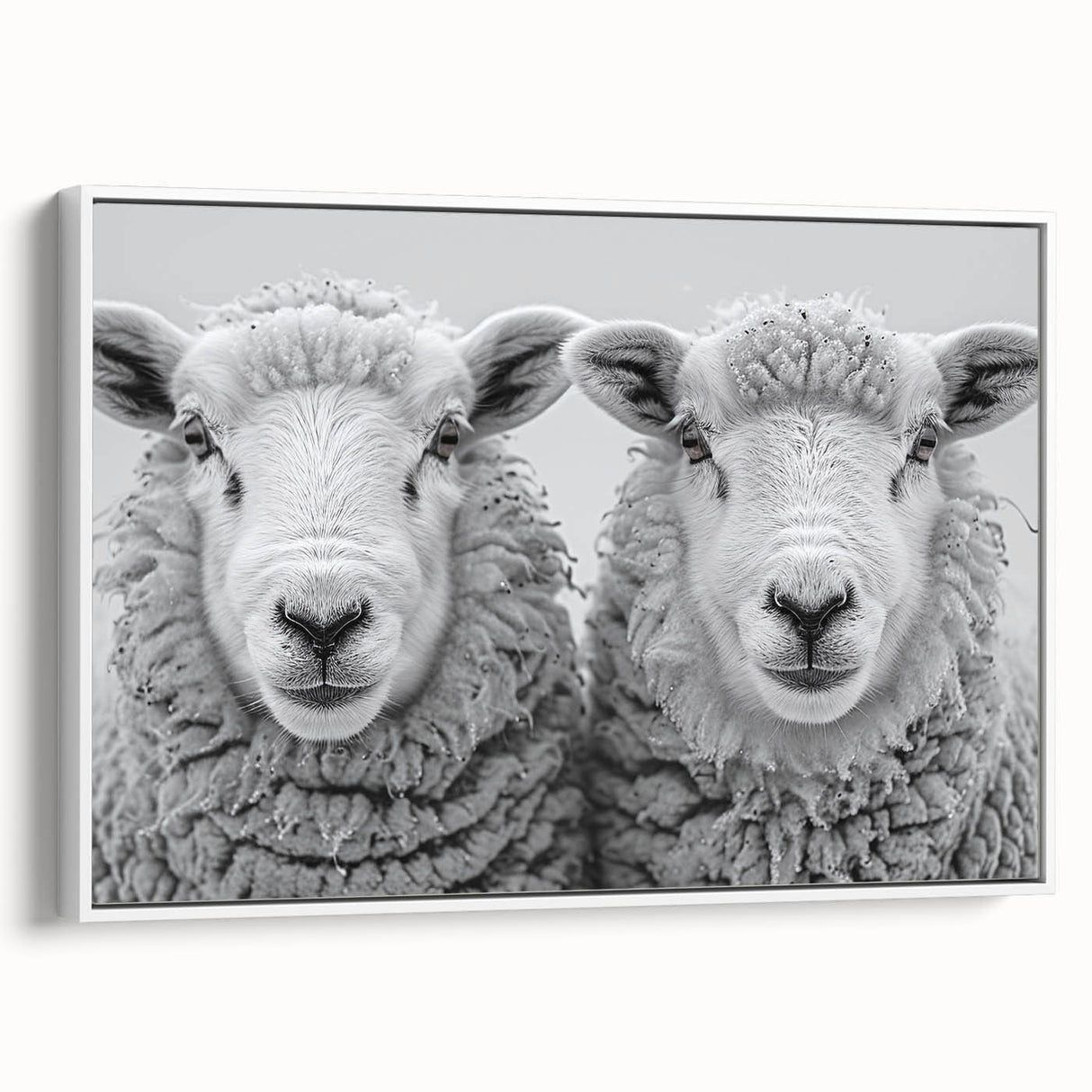 Framed wall art featuring a goat design from the "A Wild Life" collection, showcasing intricate details and a white backdrop, perfect for animal lovers' decor.