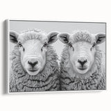 Framed wall art featuring a goat design from the "A Wild Life" collection, showcasing intricate details and a white backdrop, perfect for animal lovers' decor.