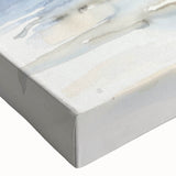 Close-up of a vibrant hippopotamus wall art design on stretched canvas, showcasing intricate details and textures, perfect for wildlife enthusiasts and home decor.