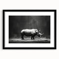 Hippopotamus wall art design featuring a vibrant, colorful illustration in a black frame with matting, ideal for wildlife enthusiasts and home decor.