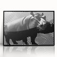 Framed wall art showcasing a striking black-front view of a hippopotamus, designed with intricate details and vibrant colors, perfect for animal lovers and home decor enthusiasts.