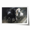Vibrant wall art print featuring a majestic horse design, showcasing intricate details and rich colors, perfect for animal lovers and home decor enthusiasts.