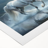 Beautiful rolled canvas featuring a majestic horse design, showcasing vibrant colors and intricate details, perfect for adding a touch of nature-inspired elegance to any space.