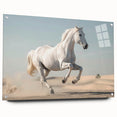 Acrylic wall art featuring a side view of a majestic horse design, showcasing vibrant colors and intricate details. Perfect for animal lovers and modern decor.
