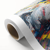 Vibrant rolled canvas print showcasing a stunning horse design, perfect for animal lovers and home decor enthusiasts, displayed in a protective cardboard tube.