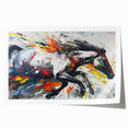 Stunning rolled print of a wild horse design, showcasing vibrant colors and intricate details, perfect for nature-themed wall decor in homes or offices.