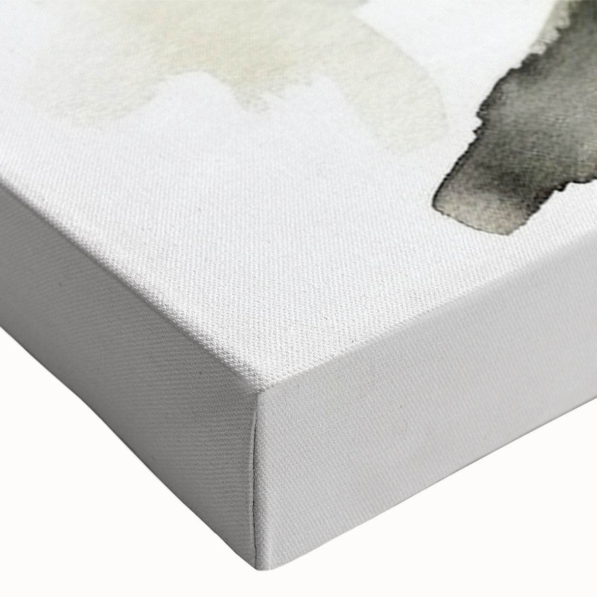 Close-up of a vibrant stretched canvas showcasing a lemur design, featuring intricate details and lively colors, perfect for animal lovers and modern home decor.