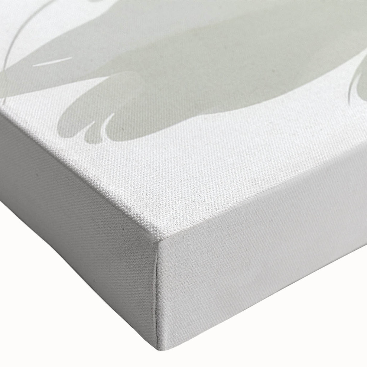 Close-up of a vibrant lemur design on stretched canvas wall art, showcasing intricate details and rich colors, perfect for animal lovers and home decor enthusiasts.