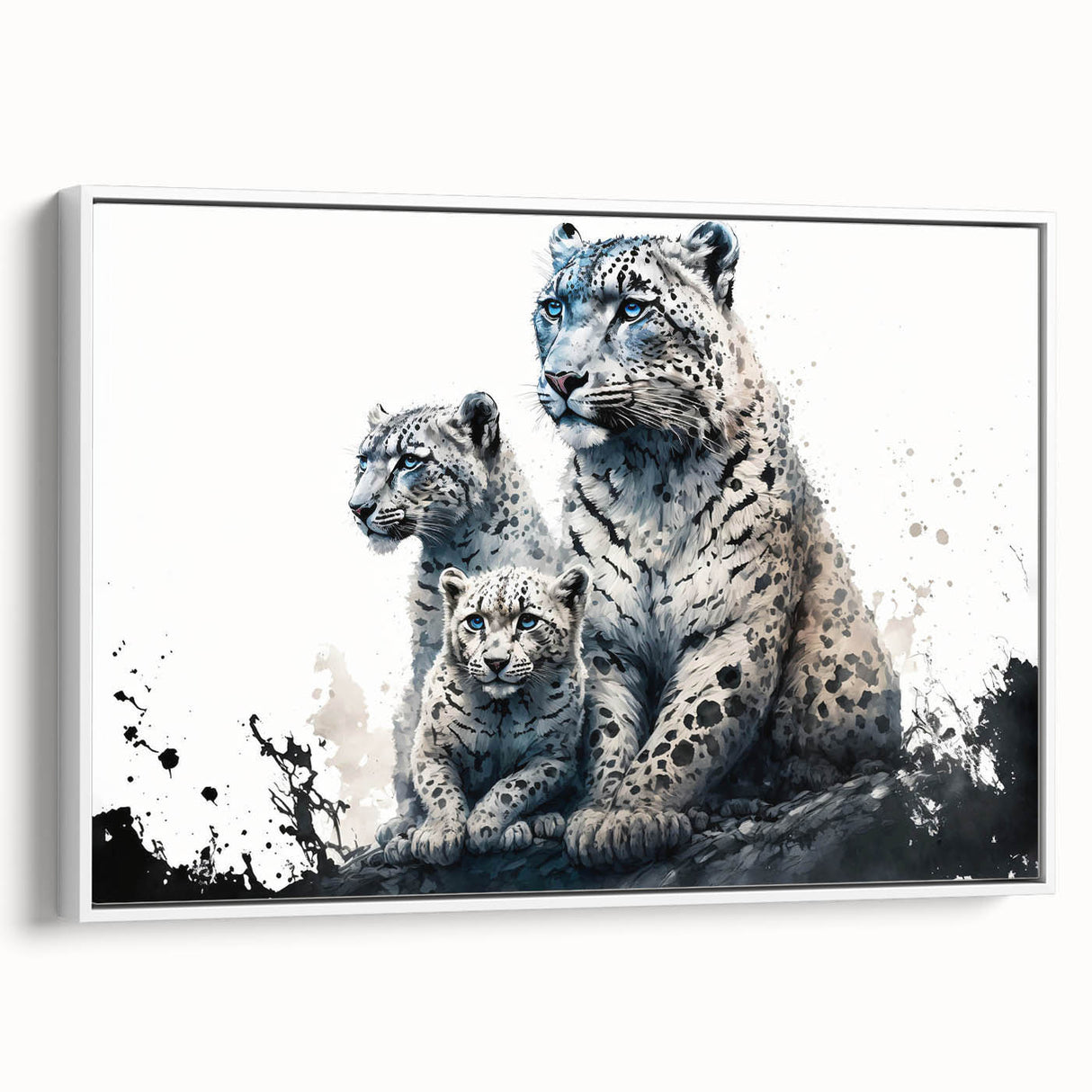 Framed wall art featuring a striking leopard design on a high-quality canvas, showcasing intricate details and vibrant colors, ideal for wildlife enthusiasts.