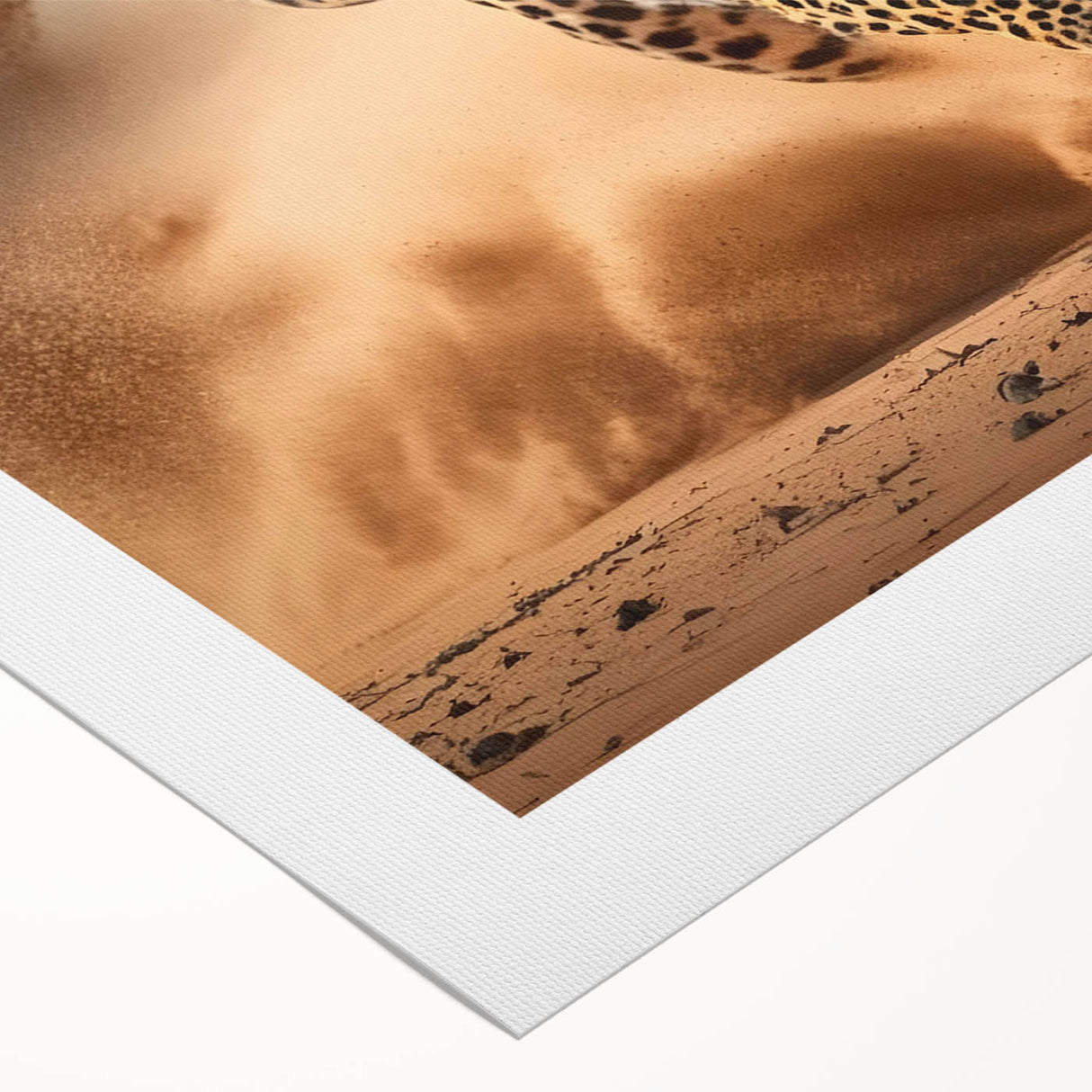 Stylish rolled canvas print showcasing a vibrant leopard design, part of the Wild Life wall art collection, perfect for animal lovers and home decor enthusiasts.