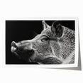 Vibrant wall art print featuring a whimsical pig design, showcasing rich colors and playful details, perfect for animal lovers and home decor enthusiasts.