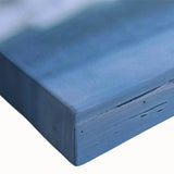 Close-up of a vibrant penguin design wall art print on stretched canvas, showcasing detailed textures and colors, perfect for wildlife enthusiasts' decor.