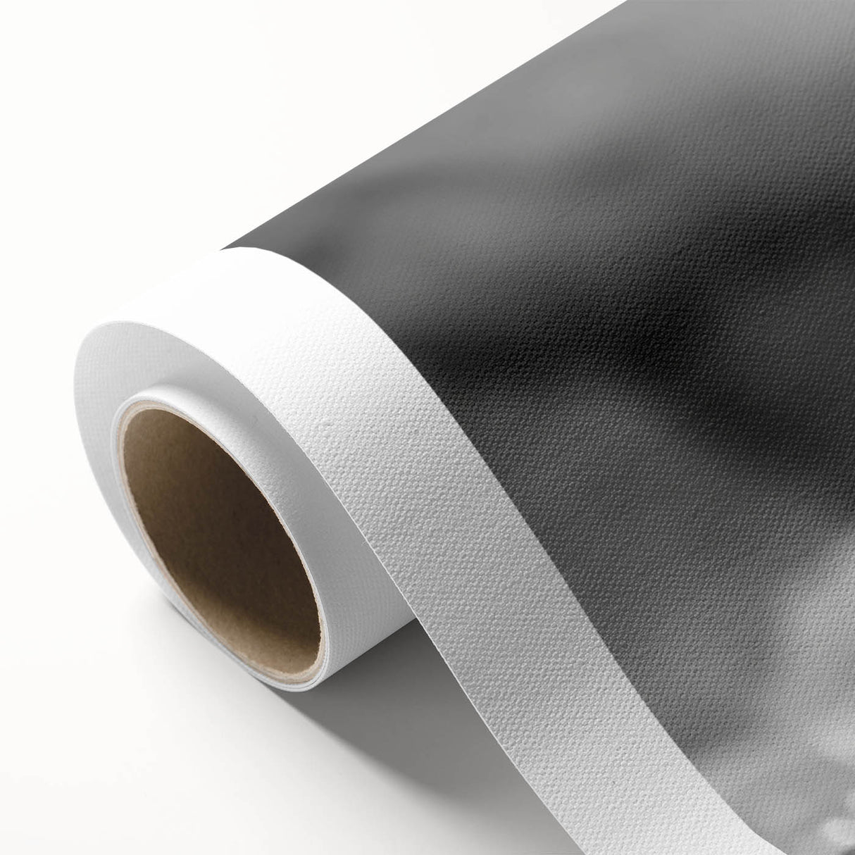Rolled canvas showcasing an artistic penguin design, featuring vibrant colors and intricate details, perfect for wildlife-themed decor in any setting.