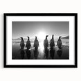 Black-framed wall art showcasing a stunning penguin design from the 'Animals of the Wild' collection, perfect for adding a touch of nature to any room.