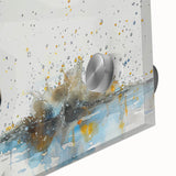 Close-up of a vibrant acrylic glass wall art piece showcasing a playful penguin design, perfect for animal lovers and modern home decor enthusiasts. This artwork adds a cheerful touch to any space with its bright colors and detailed imagery.