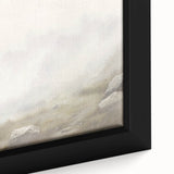 Close-up view of a framed canvas wall art featuring a serene sheep design, showcasing intricate details and soft colors, perfect for animal lovers and home decor enthusiasts.