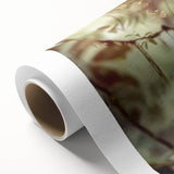 Rolled canvas artwork depicting a vibrant sloth design among tropical foliage, showcasing intricate details and rich colors, ideal for animal lovers and home decor enthusiasts.