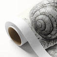 Colorful snail design wall art on a rolled canvas, showcasing vibrant patterns and textures, perfect for adding a whimsical touch to home decor.